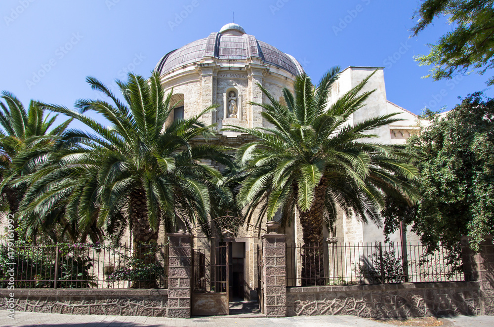 Santa Maria church in Sassari, Sardinia..