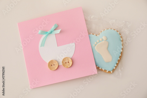 Baby shower thank you card ...