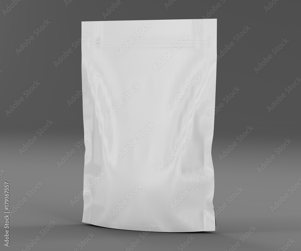 Single sealed foil food pouch bag