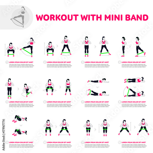 Workout with mini band