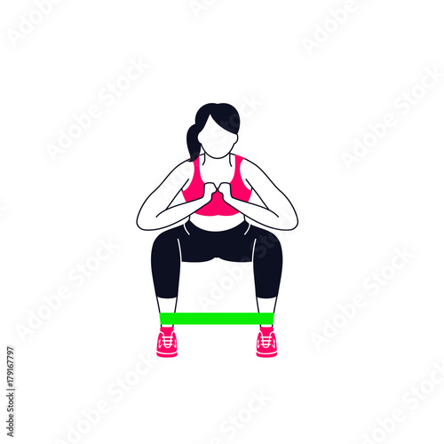 Workout with mini band