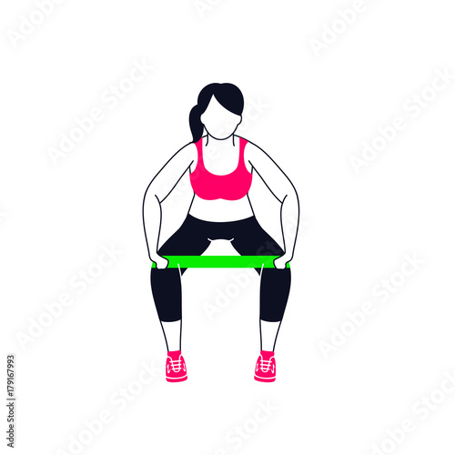 Workout with mini band