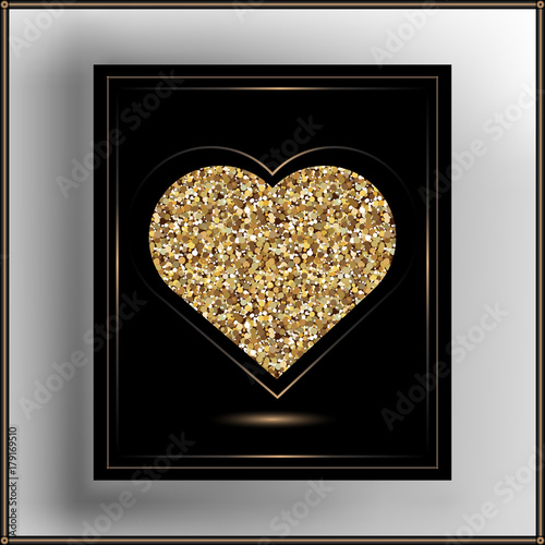 Graphic illustration with decorative leaflet 11