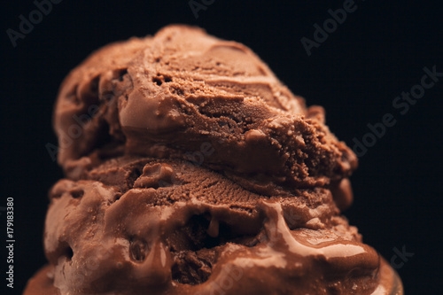 Delicious Chocolate Ice-Cream photo