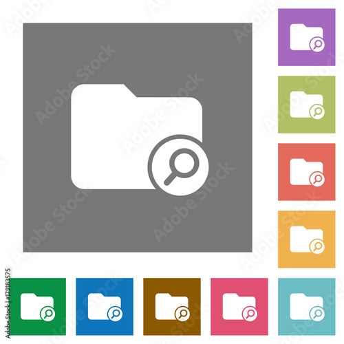 Find directory square flat icons