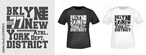 T-shirt print design