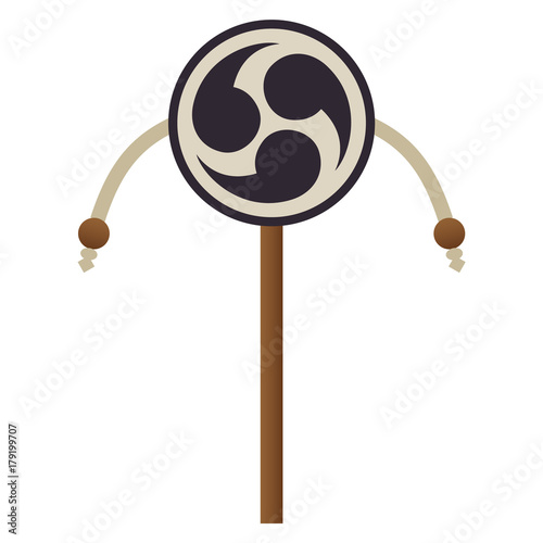 黒いでんでん太鼓