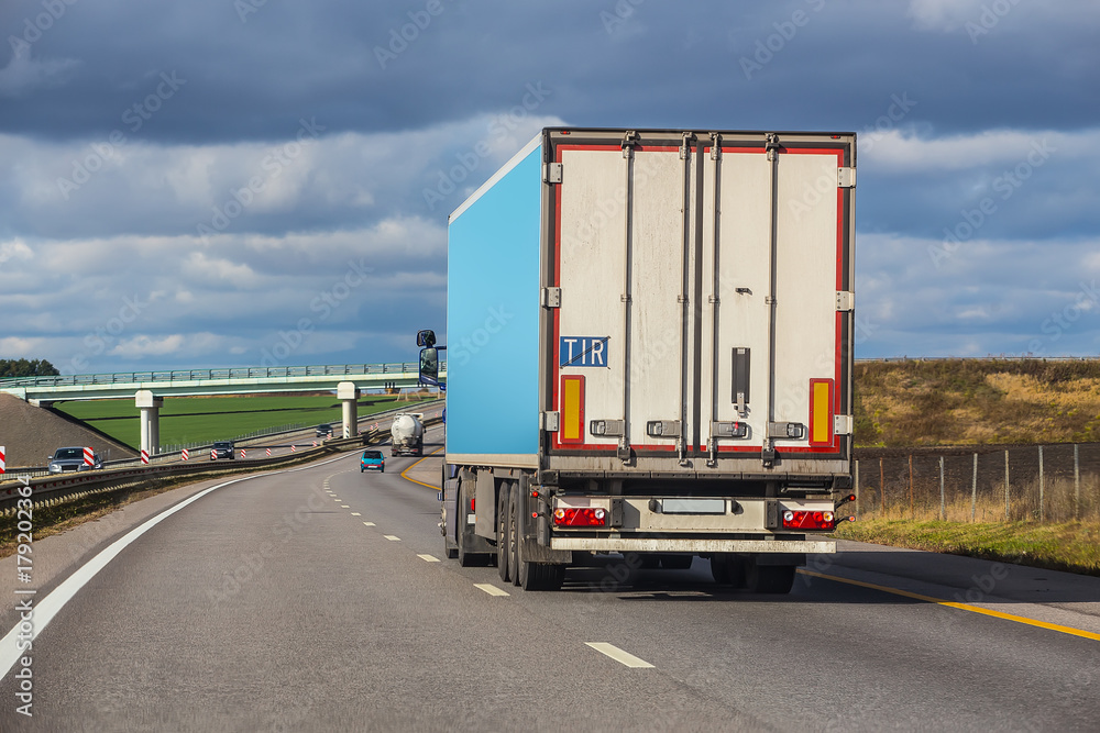 truck goes on an outcome