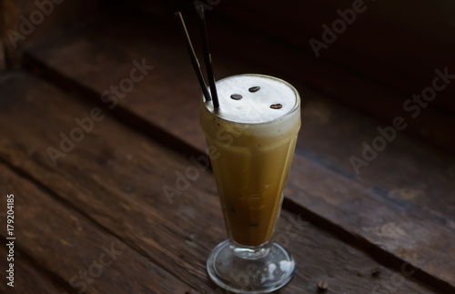 Delicious and beautiful cocktail at the bar