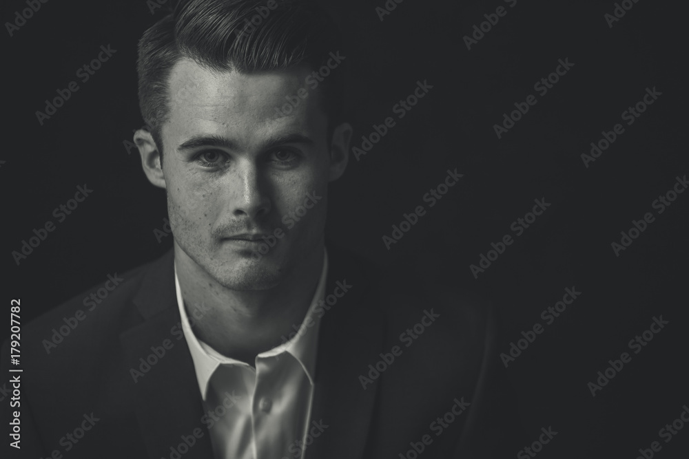 Handsome man in a suit Handsome man in a suit