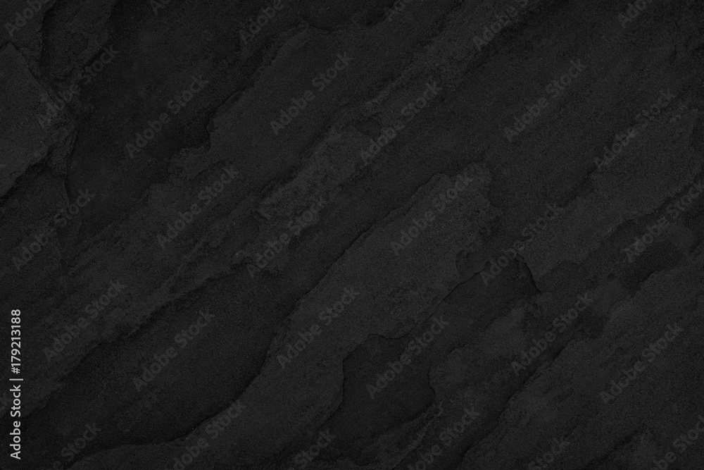 Stone black background, Texture dark gray surface luxury blank for design