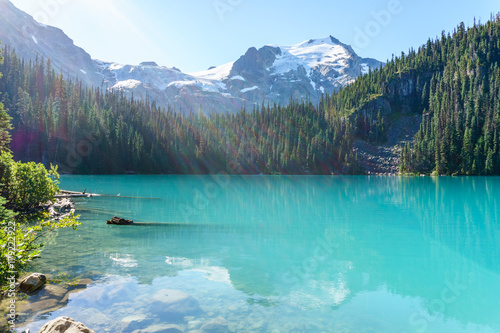 Fototapeta Naklejka Na Ścianę i Meble -  Joffre Lake in British Columbia, Canada at day time.