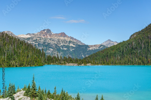 Joffre Lake in British Columbia  Canada at day time.