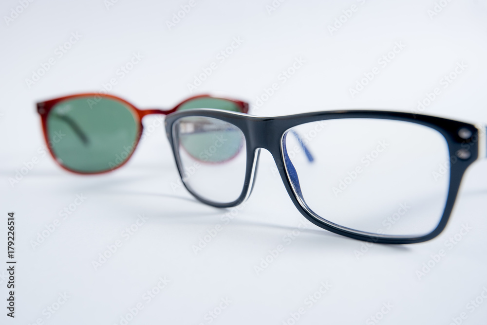 eyeglasses isolated on white, eyeglasses, glasses, sun glasses