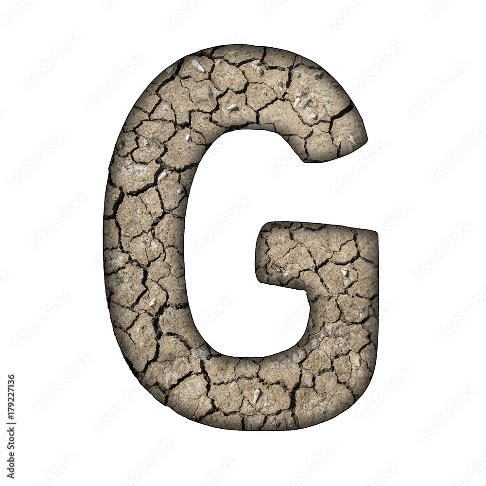 alphabet letters on crack soil alphabet letters on crack soil