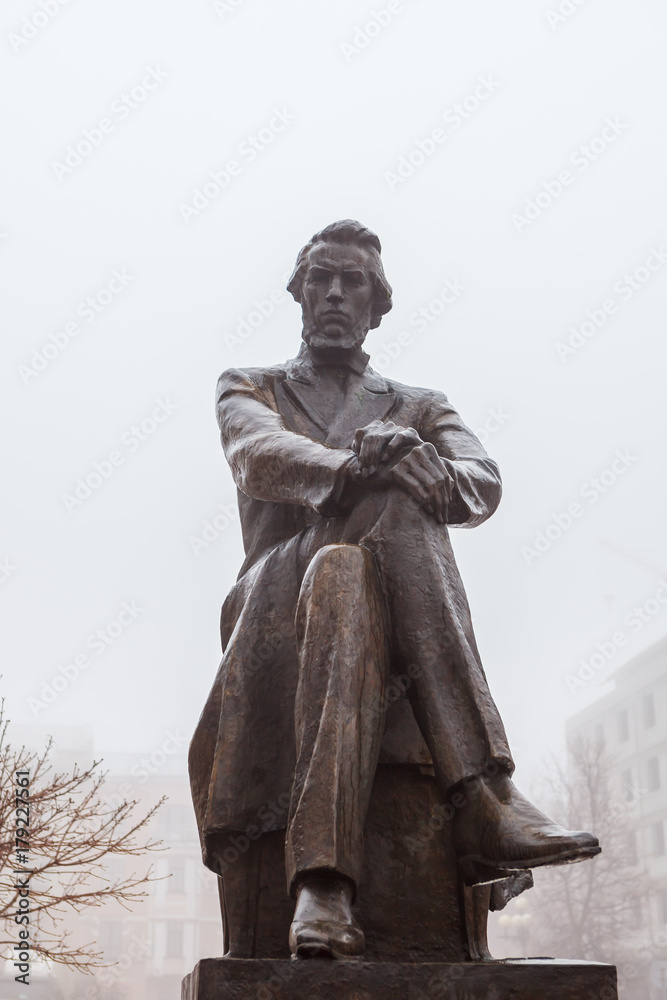 The monument to Dobrolyubov in Nizhny Novgorod