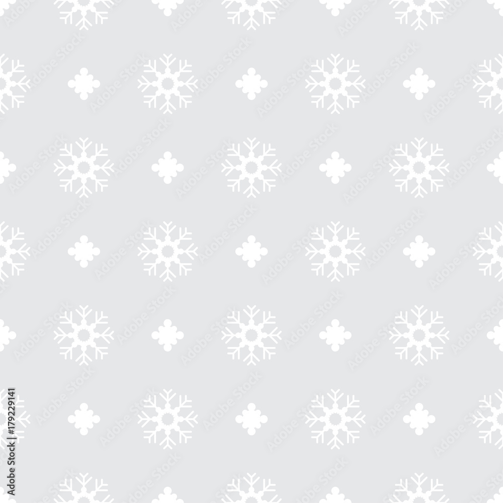 Pattern seamless snowflake