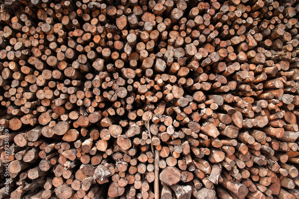 Natural wooden background - closeup of chopped firewood. Natural wooden background - closeup of chopped firewood.