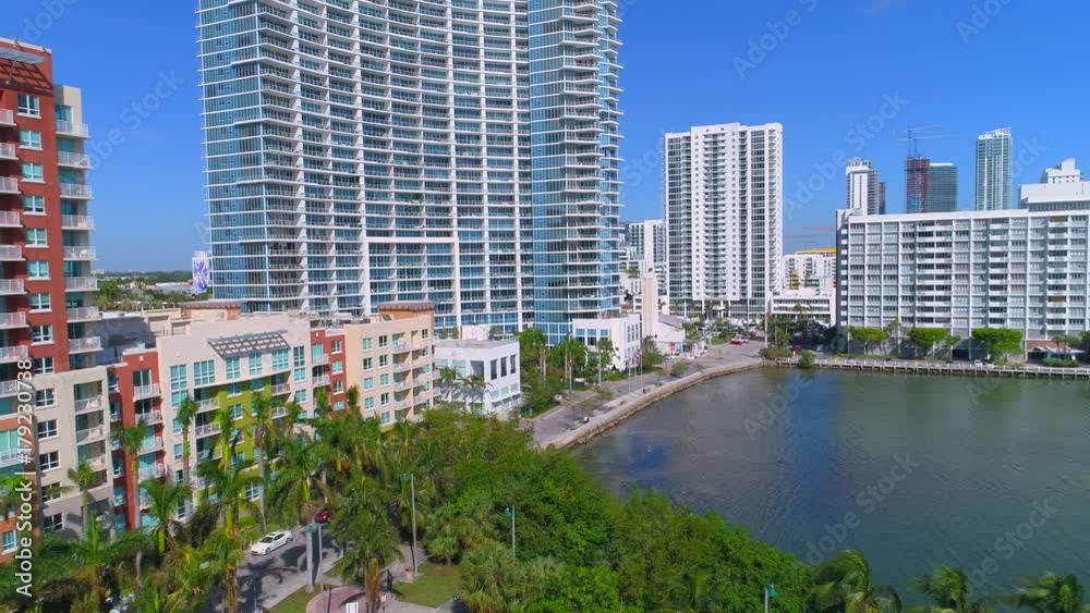 Aerial video Edgewater Miami Florida Aerial video Edgewater Miami Florida