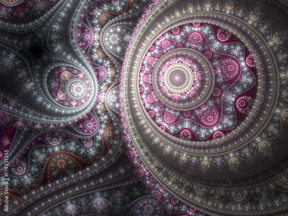 Abstract fractal clockwork texture, digital artwork for creative graphic design Abstract fractal clockwork texture, digital artwork for creative graphic design