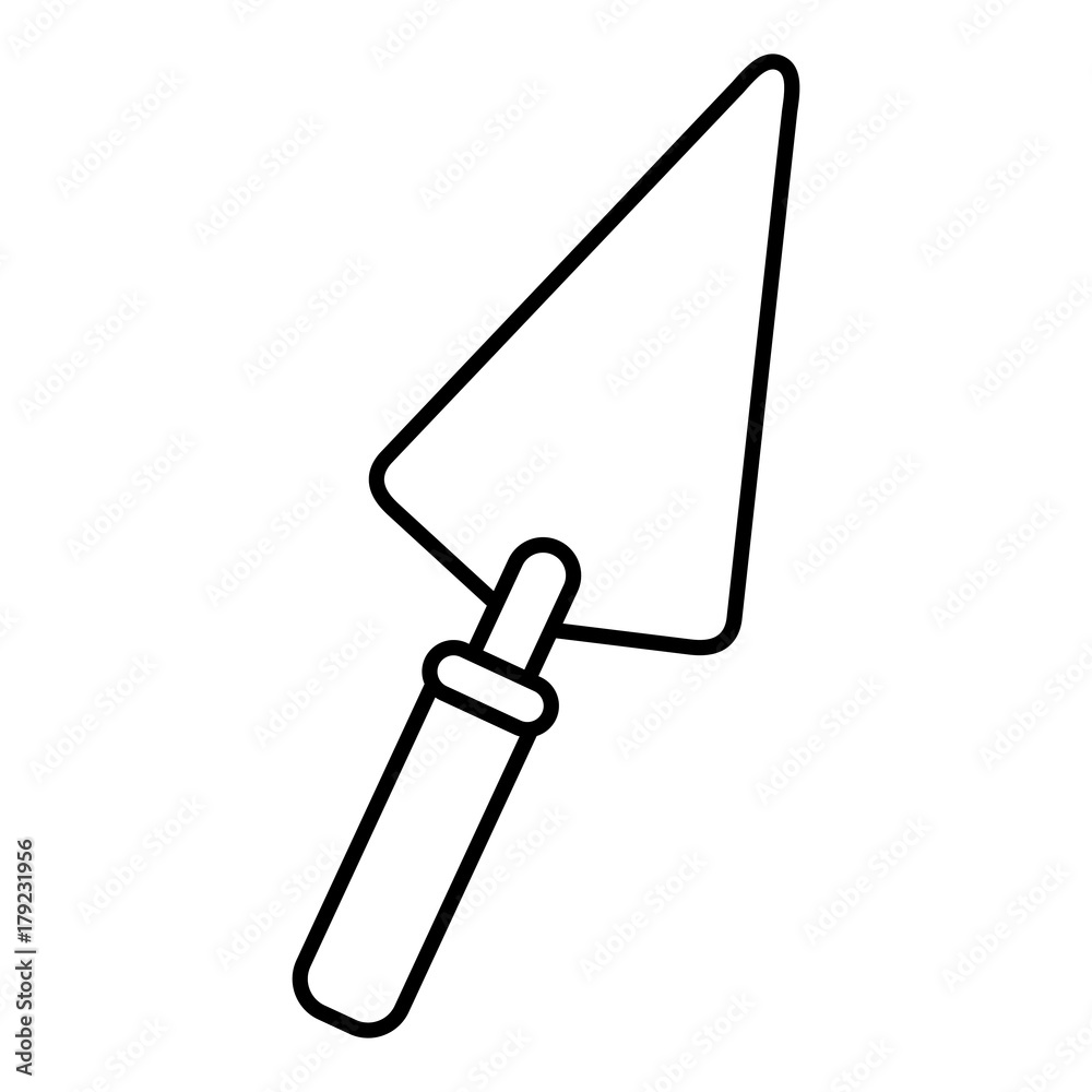Construction spatula tool icon vector illustration graphic design Construction spatula tool icon vector illustration graphic design
