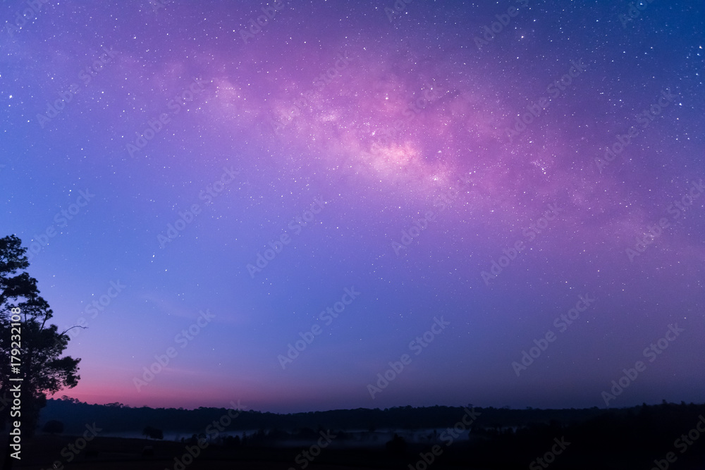 star, astronomy, Milky Way Galaxy, Long exposure photograph with grain at Thung Kamang nature park, Chaiyaphum, Thailand star, astronomy, Milky Way Galaxy, Long exposure photograph with grain at Thung Kamang nature park, Chaiyaphum, Thailand