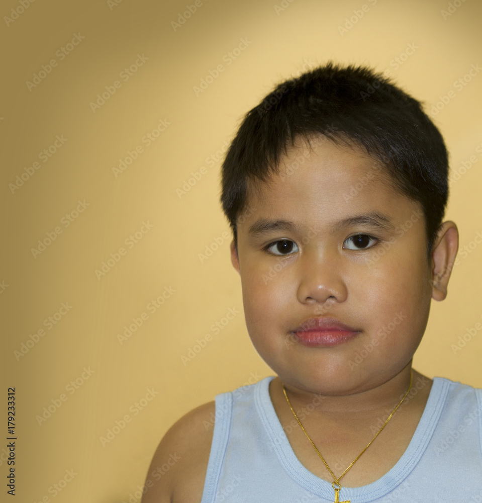 Portrait of a young handsome asian child Portrait of a young handsome asian child