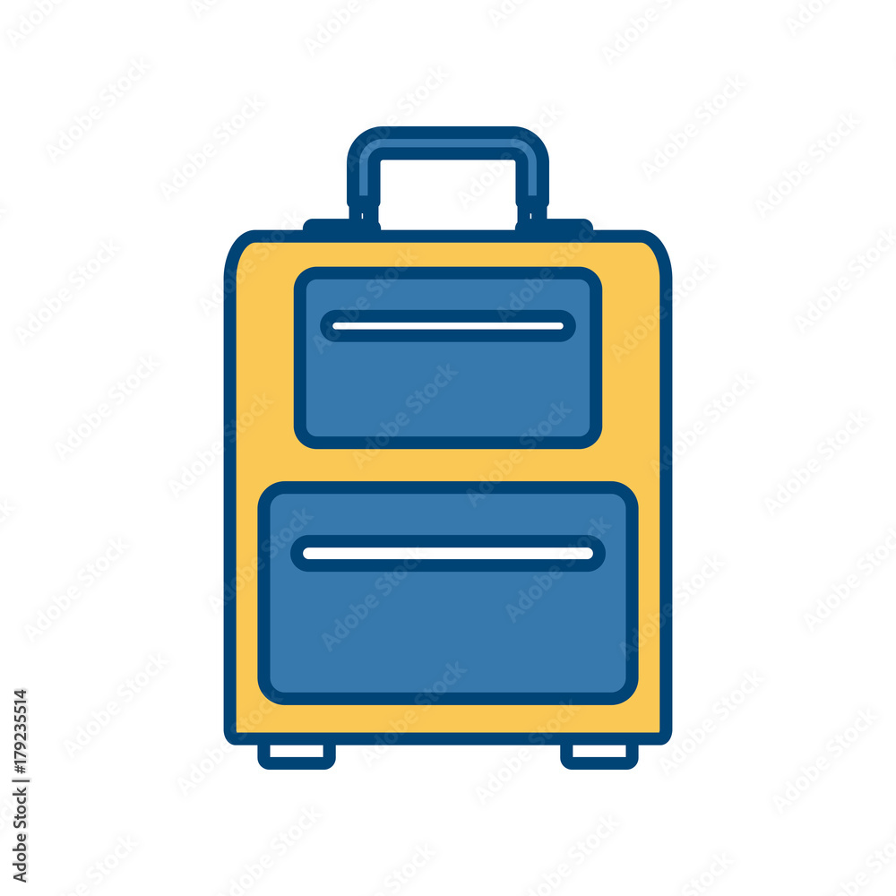 Travel luggage isolated icon vector illustration graphic design Travel luggage isolated icon vector illustration graphic design
