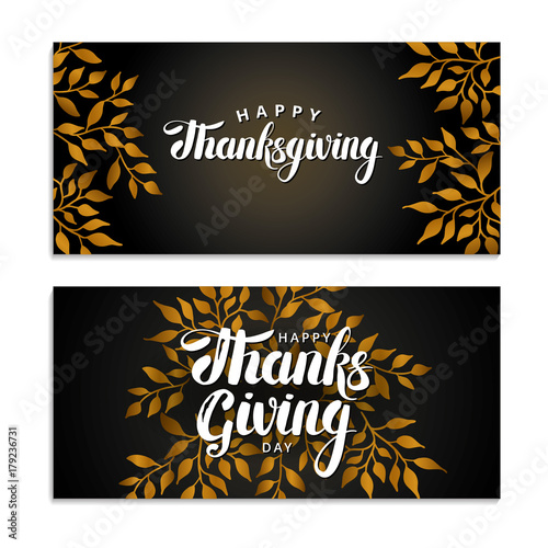 Happy thanksgiving day greeting card