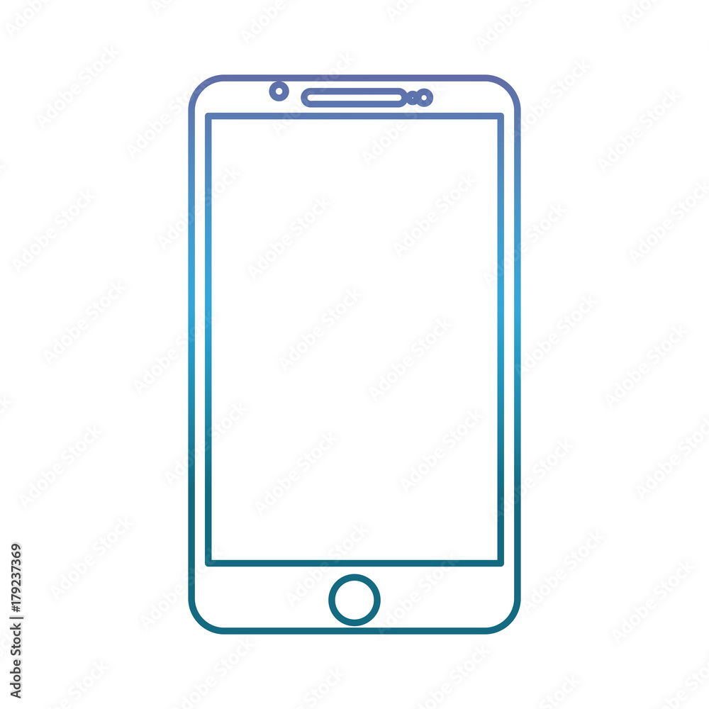 smartphone device icon over white background vector illustration smartphone device icon over white background vector illustration
