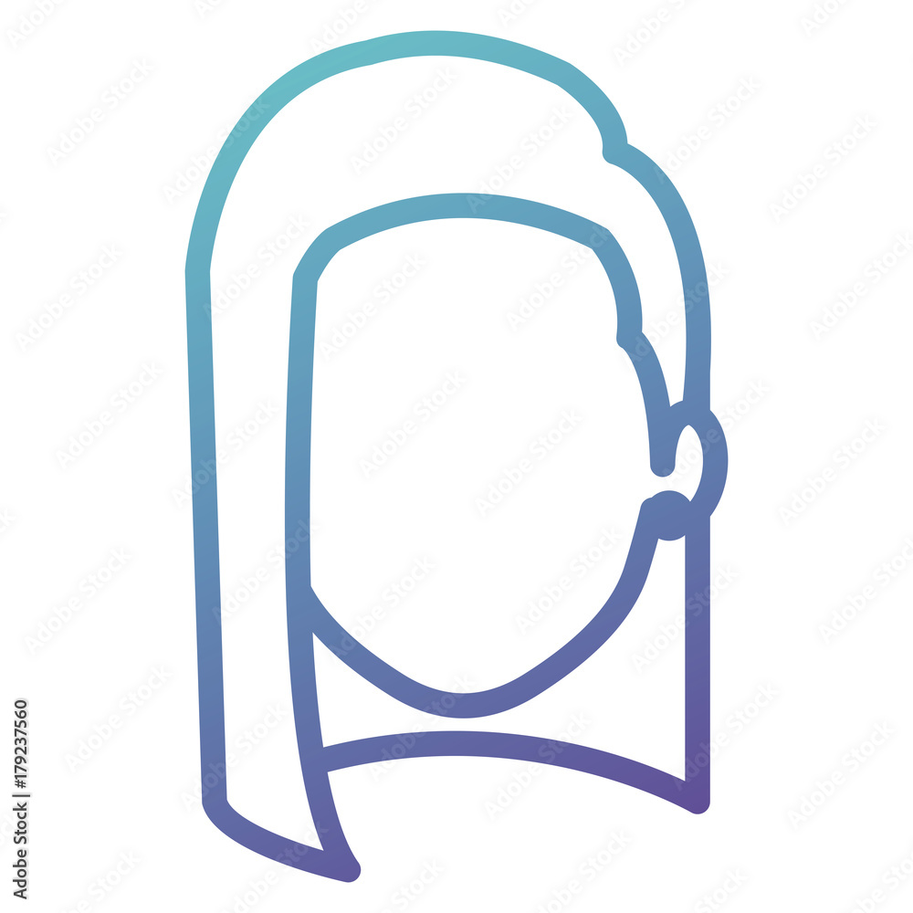 beautiful woman head avatar character beautiful woman head avatar character