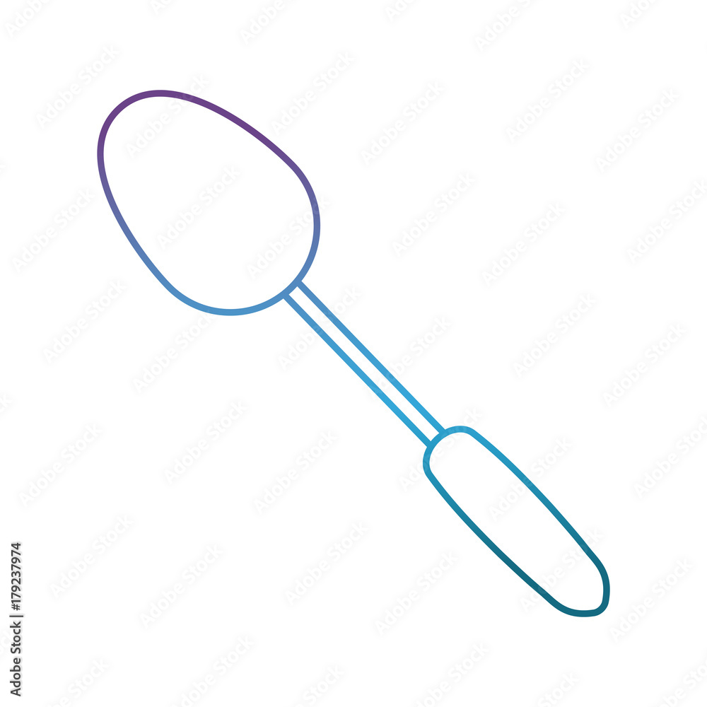spoon icon over white background vector illustration spoon icon over white background vector illustration