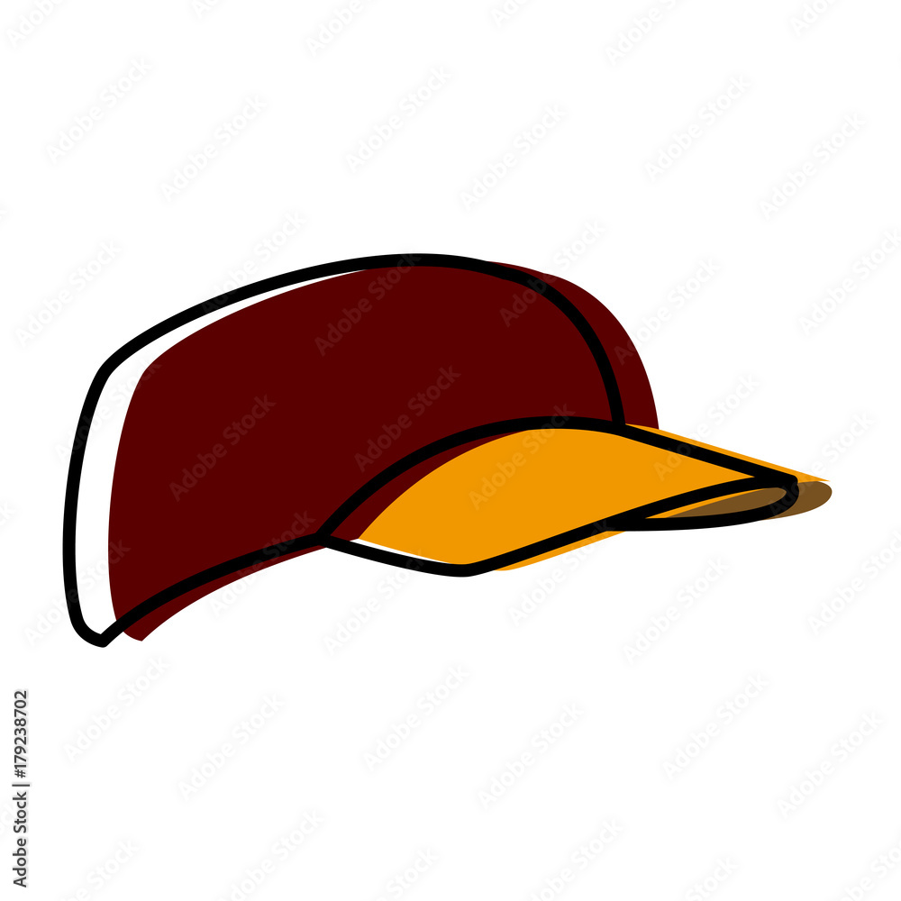 Fototapeta premium Hat cap isolated icon vector illustration graphic design