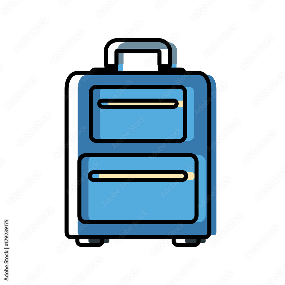 Travel luggage isolated icon vector illustration graphic design Travel luggage isolated icon vector illustration graphic design