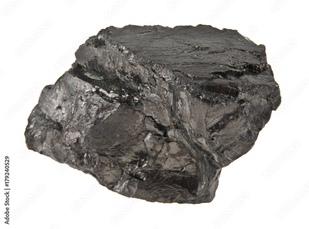 coal isolated on white background closeup coal isolated on white background closeup