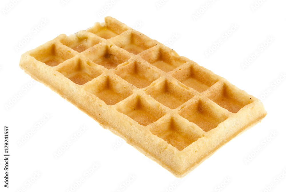 waffles isolated on white background closeup waffles isolated on white background closeup