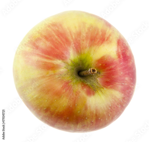 apple isolated on white background closeup