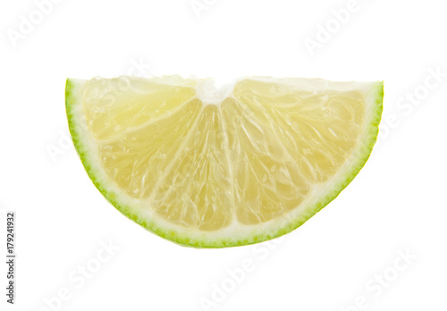 lime isolated on white background