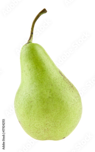 pears isolated on white background closeup