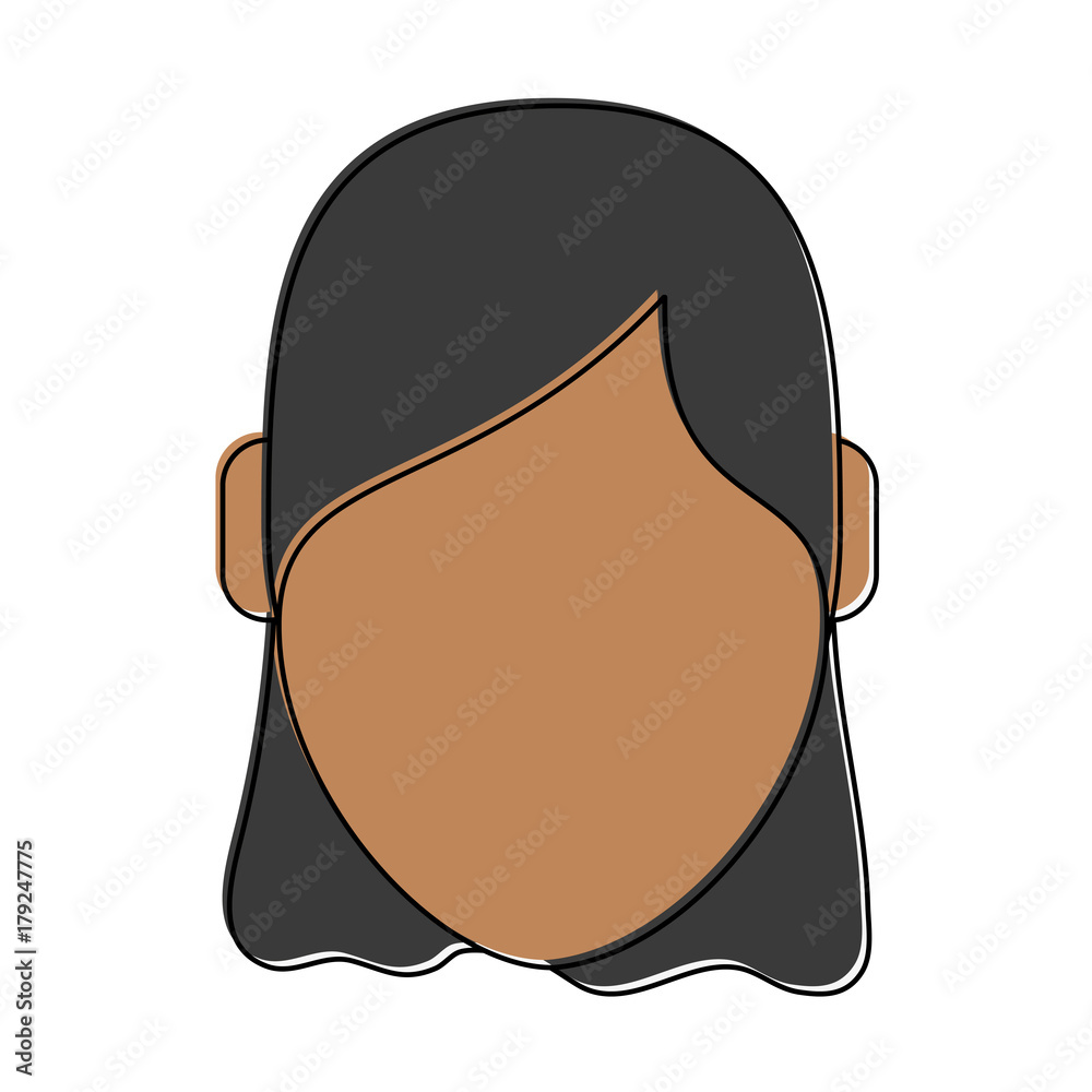 woman avatar head icon image vector illustration design woman avatar head icon image vector illustration design