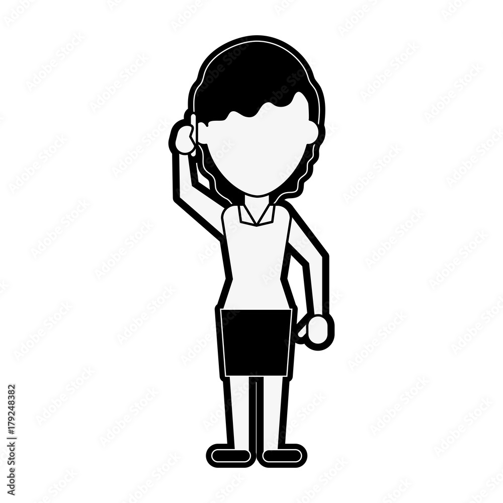 woman avatar using cellphone icon image vector illustration design woman avatar using cellphone icon image vector illustration design