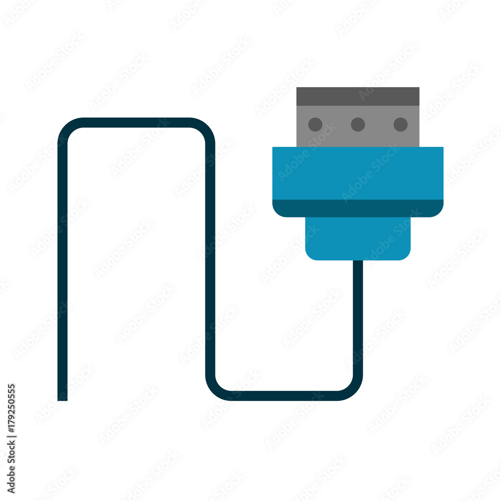 Computer wire isolated icon vector illustration graphic design Computer wire isolated icon vector illustration graphic design