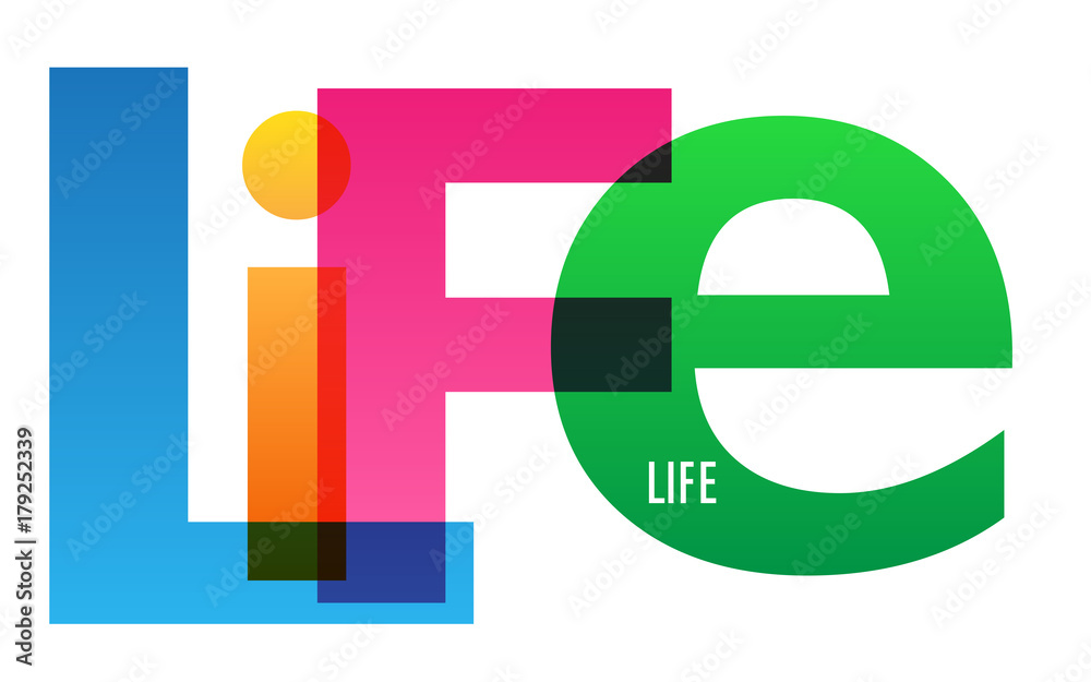 LIFE Vector Letters Icon