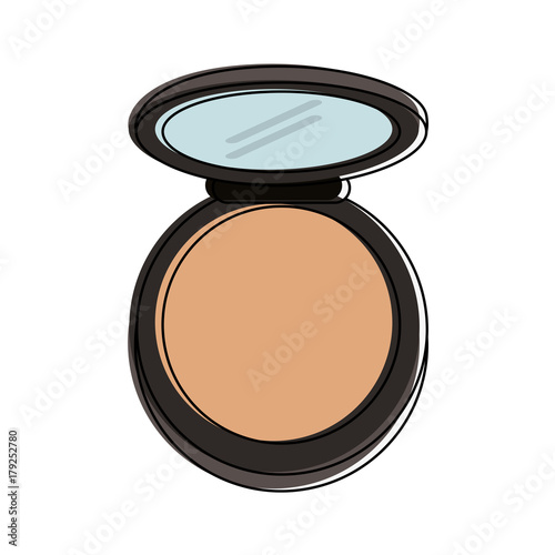 Powder make up icon vector illustration graphic design