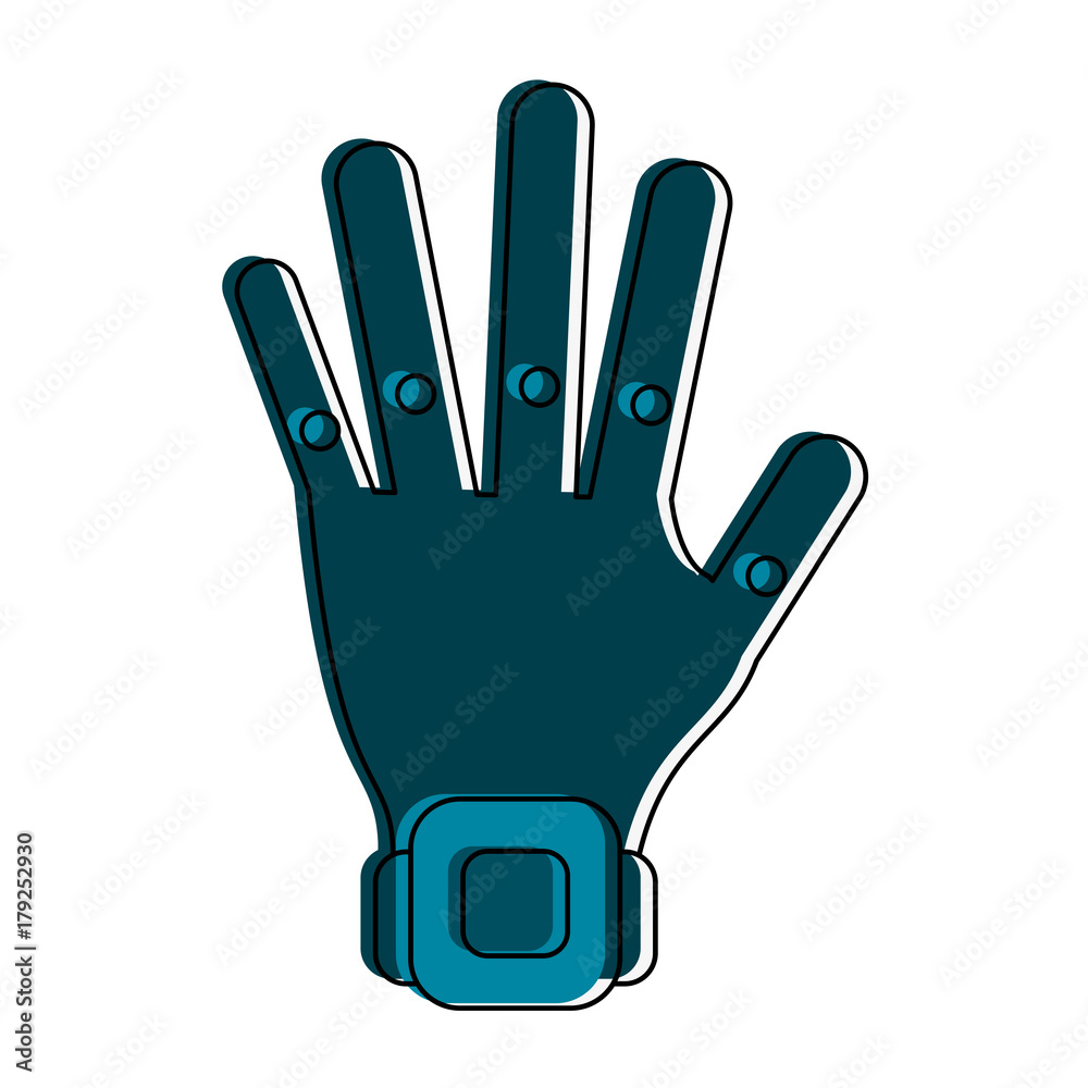 Obraz premium Hand controller technology icon vector illustration graphic design