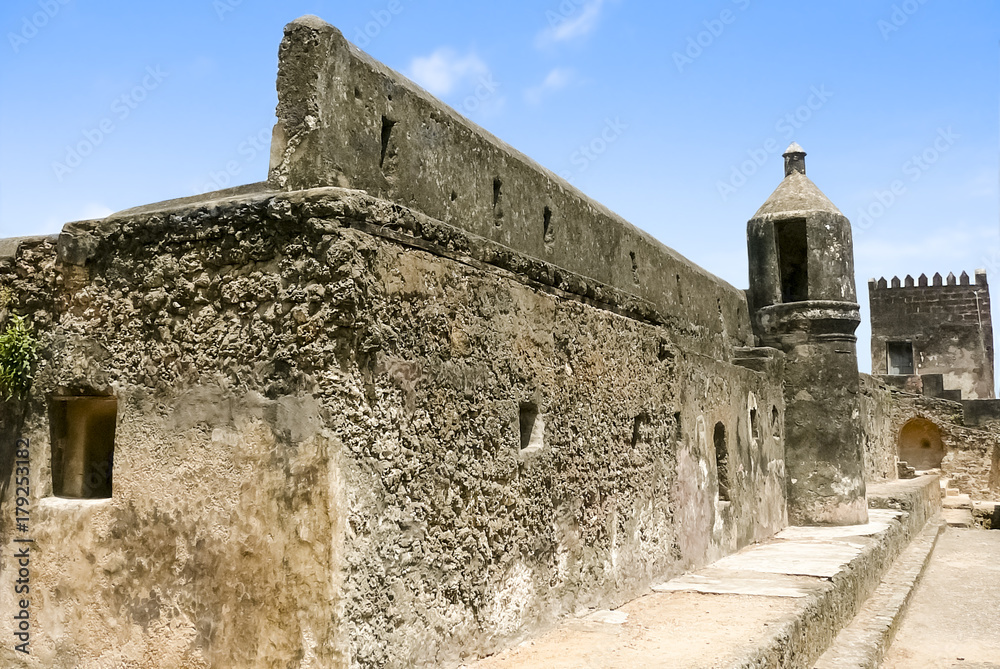 Ruins of fort Jesus in Mombasa