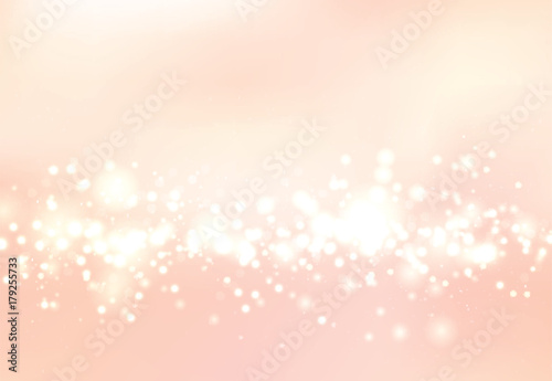 Abstract blurred soft focus bokeh of bright pink color background concept, copy space