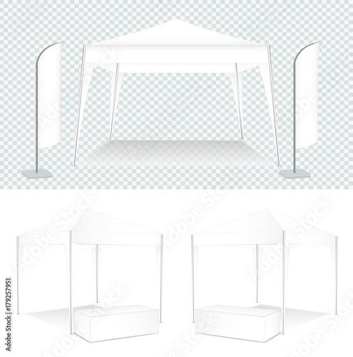 Promotional advertising outdoor event tent , Folding white tent and J flag