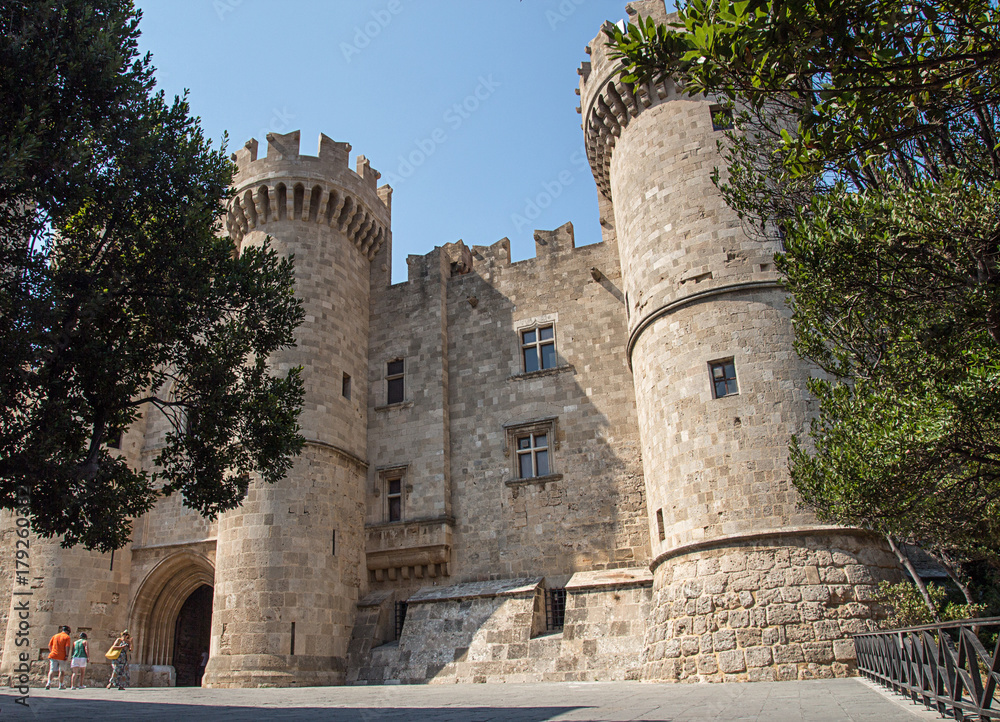 Palace of the Grand Master of the Knights of Rhodes, Greece. Palace of the Grand Master of the Knights of Rhodes, Greece.