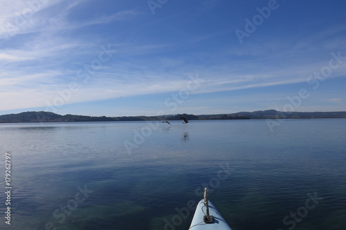escursione in kayak sul lago di Bolsena